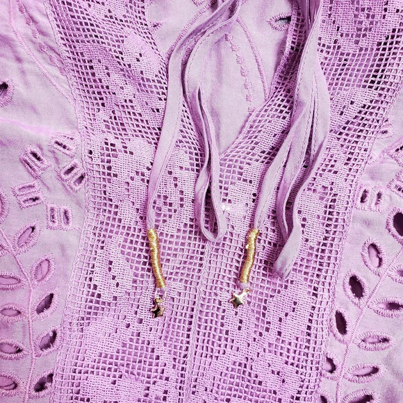 Johnny Was Janine Peasant Top - Picture 7 of 8